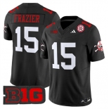 Men's Nebraska Cornhuskers #15 Tommie Frazier Black 2024 F.U.S.E. With Patch Vapor Limited Stitched Football Jersey Men's Nebraska Cornhuskers #15 Tommie Frazier Black 2024 F.U.S.E. With Patch Vapor Limited Stitched Football Jersey