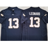 Men's Notre Dame Fighting Irish #13 Riley Leonard Navy 2024 F.U.S.E. Limited Stitched Jersey Men's Notre Dame Fighting Irish #13 Riley Leonard Navy 2024 F.U.S.E. Limited Stitched Jersey