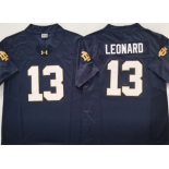 Men's Notre Dame Fighting Irish #13 Riley Leonard Navy 2025 F.U.S.E. Limited Stitched Jersey Men's Notre Dame Fighting Irish #13 Riley Leonard Navy 2025 F.U.S.E. Limited Stitched Jersey