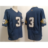 Men's Notre Dame Fighting Irish #3 Joe Montana Navy Limited Stitched Jersey