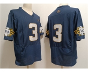 Men's Notre Dame Fighting Irish #3 Joe Montana Navy Limited Stitched Jersey