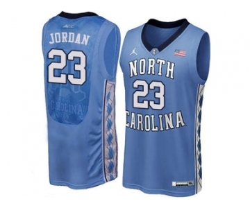 2016 Men's North Carolina Tar Heels Michael Jordan #23 College Basketball Jersey - Blue