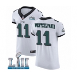 Men's Nike Philadelphia Eagles #11 Carson Wentz Elite White Wentzylvania Super Bowl LII NFL Jersey
