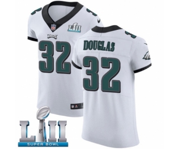Men's Nike Philadelphia Eagles #32 Rasul Douglas White Vapor Untouchable Elite Player Super Bowl LII NFL Jersey