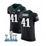 Men's Nike Philadelphia Eagles #41 Ronald Darby Black Vapor Untouchable Elite Player Super Bowl LII NFL Jersey
