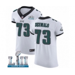Men's Nike Philadelphia Eagles #73 Isaac Seumalo White Vapor Untouchable Elite Player Super Bowl LII NFL Jersey