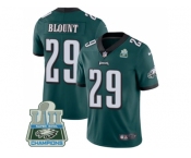 Nike Philadelphia Eagles #29 LeGarrette Blount Midnight Green Team Color Super Bowl LII Champions Men Stitched NFL Vapor Untouchable Limited Jersey