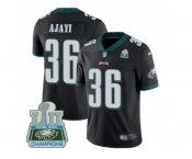 Nike Philadelphia Eagles #36 Jay Ajayi Black Alternate Super Bowl LII Champions Men Stitched NFL Vapor Untouchable Limited Jersey