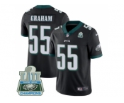 Nike Philadelphia Eagles #55 Brandon Graham Black Alternate Super Bowl LII Champions Men Stitched NFL Vapor Untouchable Limited Jersey