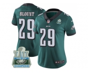Womens Nike Philadelphia Eagles #29 LeGarrette Blount Midnight Green Team Color Super Bowl LII Champions Stitched NFL Vapor Untouchable Limited Jersey