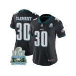 Womens Nike Philadelphia Eagles #30 Corey Clement Midnight Green Team Color Super Bowl LII Champions Stitched NFL Vapor Untouchable Limited Jersey