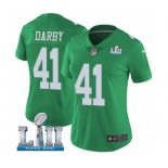 Women's Nike Philadelphia Eagles #41 Ronald Darby Limited Green Rush Vapor Untouchable Super Bowl LII NFL Jersey