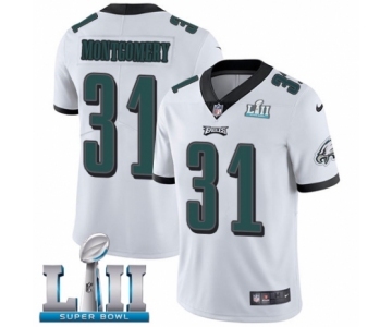 Youth Nike Philadelphia Eagles #31 Wilbert Montgomery White Vapor Untouchable Limited Player Super Bowl LII NFL Jersey