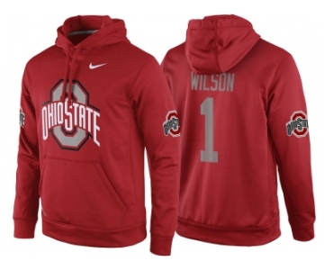 NCAA Ohio State Buckeyes #1 Dontre Wilson Red Playoff Bound Vital College Football Pullover Hoodie