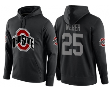 NCAA Ohio State Buckeyes #25 Mike Weber Jr. Black Playoff Bound Vital College Football Pullover Hoodie
