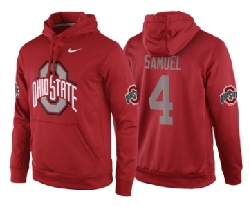 NCAA Ohio State Buckeyes #4 Curtis Samuel Red Playoff Bound Vital College Football Pullover Hoodie