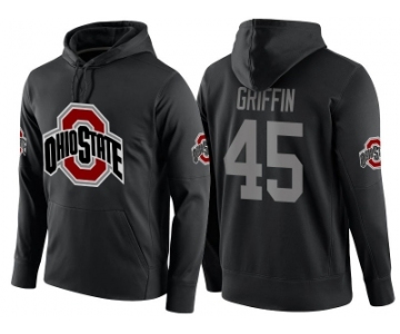 NCAA Ohio State Buckeyes #45 Archie Griffin Black Playoff Bound Vital College Football Pullover Hoodie
