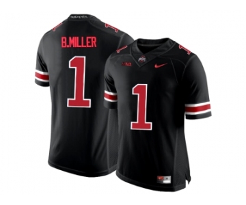 2016 Ohio State Buckeyes Braxton Miller #1 College Football Limited Jersey - Blackout