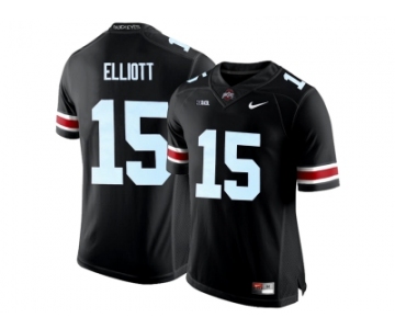 2016 Ohio State Buckeyes Ezekiel Elliott #15 College Football Limited Jersey - Black