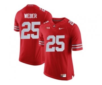 2016 Ohio State Buckeyes Mike Weber #25 College Football Limited Jersey - Scarlet