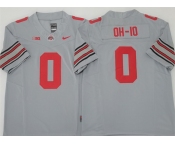 Men's Ohio State Buckeyes #0 OH-IO Gray 2025 F.U.S.E. Limited Stitched Jersey