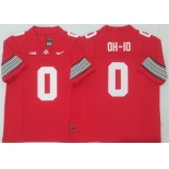 Men's Ohio State Buckeyes #0 OH-IO Red 2025 F.U.S.E. Limited Stitched Jersey