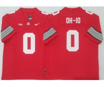 Men's Ohio State Buckeyes #0 OH-IO Red 2025 F.U.S.E. Limited Stitched Jersey