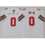 Men's Ohio State Buckeyes #0 OH-IO White 2025 F.U.S.E. Limited Stitched Jersey Men's Ohio State Buckeyes #0 OH-IO White 2025 F.U.S.E. Limited Stitched Jersey