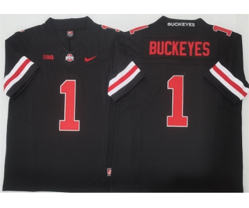 Men's Ohio State Buckeyes #1 Buckeyes Black 2025 F.U.S.E. Limited Stitched Jersey