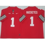 Men's Ohio State Buckeyes #1 Buckeyes Red 2025 F.U.S.E. Limited Stitched Jersey Men's Ohio State Buckeyes #1 Buckeyes Red 2025 F.U.S.E. Limited Stitched Jersey