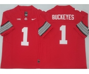Men's Ohio State Buckeyes #1 Buckeyes Red 2025 F.U.S.E. Limited Stitched Jersey