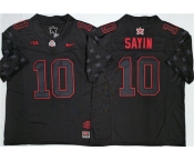 Men's Ohio State Buckeyes #10 Julian Sayin Black 2025 F.U.S.E. Limited Stitched Jersey Men's Ohio State Buckeyes #10 Julian Sayin Black 2025 F.U.S.E. Limited Stitched Jersey