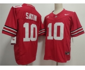 Men's Ohio State Buckeyes #10 Julian Sayin Red 2025 F.U.S.E. Limited Stitched Jersey
