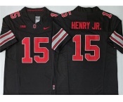 Men's Ohio State Buckeyes #15 Chris Henry Jr Black 2026 F.U.S.E. Limited Stitched Jersey Men's Ohio State Buckeyes #15 Chris Henry Jr Black 2026 F.U.S.E. Limited Stitched Jersey