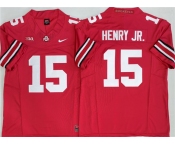 Men's Ohio State Buckeyes #15 Chris Henry Jr Red 2025 F.U.S.E. Limited Stitched Jersey Men's Ohio State Buckeyes #15 Chris Henry Jr Red 2025 F.U.S.E. Limited Stitched Jersey