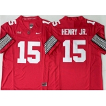 Men's Ohio State Buckeyes #15 Chris Henry Jr Red 2026 F.U.S.E. Limited Stitched Jersey