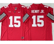 Men's Ohio State Buckeyes #15 Chris Henry Jr Red 2026 F.U.S.E. Limited Stitched Jersey Men's Ohio State Buckeyes #15 Chris Henry Jr Red 2026 F.U.S.E. Limited Stitched Jersey
