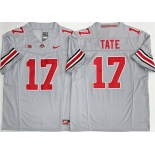 Men's Ohio State Buckeyes #17 Carnell Tate Gray 2025 F.U.S.E. Limited Stitched Jersey Men's Ohio State Buckeyes #17 Carnell Tate Gray 2025 F.U.S.E. Limited Stitched Jersey