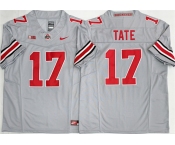 Men's Ohio State Buckeyes #17 Carnell Tate Gray 2025 F.U.S.E. Limited Stitched Jersey Men's Ohio State Buckeyes #17 Carnell Tate Gray 2025 F.U.S.E. Limited Stitched Jersey