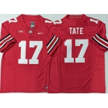 Men's Ohio State Buckeyes #17 Carnell Tate Red 2025 F.U.S.E. Limited Stitched Jersey Men's Ohio State Buckeyes #17 Carnell Tate Red 2025 F.U.S.E. Limited Stitched Jersey