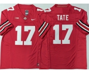 Men's Ohio State Buckeyes #17 Carnell Tate Red 2025 F.U.S.E. Limited Stitched Jersey Men's Ohio State Buckeyes #17 Carnell Tate Red 2025 F.U.S.E. Limited Stitched Jersey