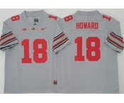 Men's Ohio State Buckeyes #18 Will Howard Gray 2025 F.U.S.E. Limited Stitched Jersey