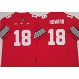 Men's Ohio State Buckeyes #18 Will Howard Red 2025 F.U.S.E. Limited Stitched Jersey