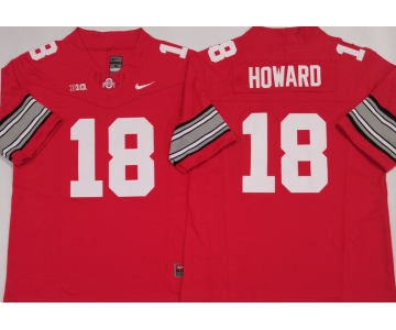 Men's Ohio State Buckeyes #18 Will Howard Red 2025 F.U.S.E. Limited Stitched Jersey