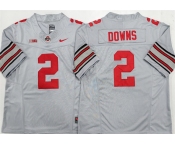 Men's Ohio State Buckeyes #2 Caleb Downs Gray F.U.S.E. Limited Stitched Jersey Men's Ohio State Buckeyes #2 Caleb Downs Gray F.U.S.E. Limited Stitched Jersey
