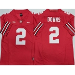 Men's Ohio State Buckeyes #2 Caleb Downs Red 2025 F.U.S.E. Limited Stitched Jersey