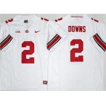 Men's Ohio State Buckeyes #2 Caleb Downs White 2025 F.U.S.E. Limited Stitched Jersey Men's Ohio State Buckeyes #2 Caleb Downs White 2025 F.U.S.E. Limited Stitched Jersey