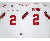Men's Ohio State Buckeyes #2 Caleb Downs White 2025 F.U.S.E. Limited Stitched Jersey Men's Ohio State Buckeyes #2 Caleb Downs White 2025 F.U.S.E. Limited Stitched Jersey