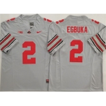 Men's Ohio State Buckeyes #2 Emeka Egbuka Gray 2025 F.U.S.E. Limited Stitched Jersey Men's Ohio State Buckeyes #2 Emeka Egbuka Gray 2025 F.U.S.E. Limited Stitched Jersey