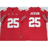 Men's Ohio State Buckeyes #25 Lamar Bo Jackson Red 2025 F.U.S.E. Limited Stitched Jersey Men's Ohio State Buckeyes #25 Lamar Bo Jackson Red 2025 F.U.S.E. Limited Stitched Jersey